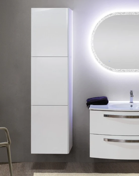 Колонна с тремя распашными дверцами CEZARES 53106 Bianco lucido 53106