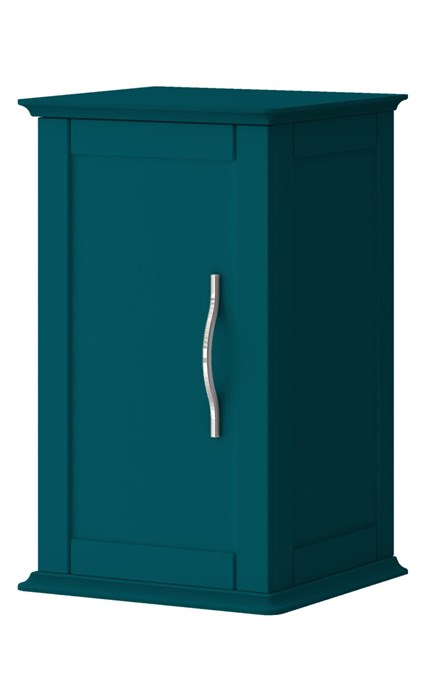 Шкафчик подвесной с одной распашной дверцей, реверсивный Cezares TIFFANY 54962 Blu Petrolio 54962 - фото 158680