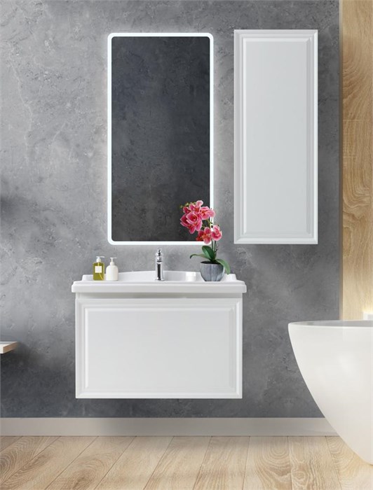 Пенал подвесной GIUBILEO-1000-1A-SC-BL 100см Bianco Lucido GIUBILEO-1000-1A-SC-BL - фото 158758