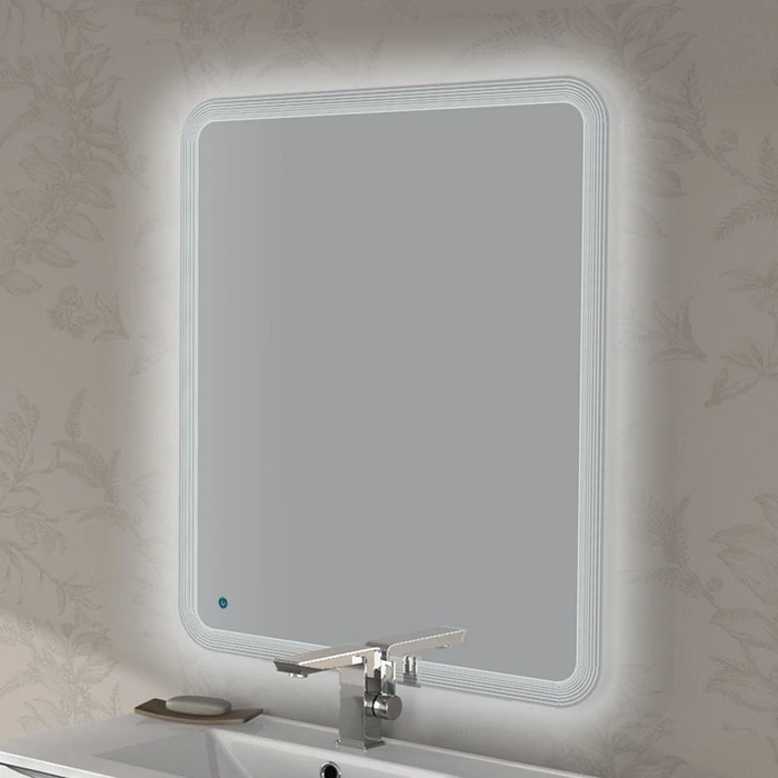 Зеркало со встроенной LED подсветкой и сенсорным выключателем Touch system 44998 44998