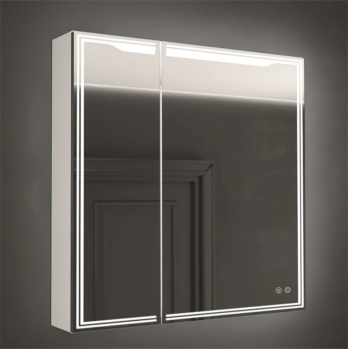 Зеркальный шкаф ART&MAX MERANO AM-Mer-800-800-2D-R-DS-F AM-Mer-800-800-2D-R-DS-F