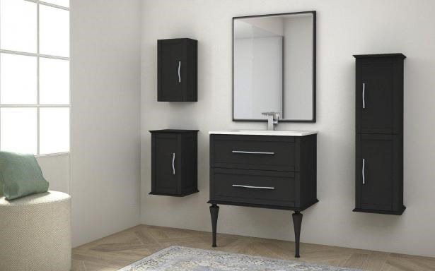 Мебель для ванной CEZARES TIFFANY 75 Nero grafite 3606 - фото 160804