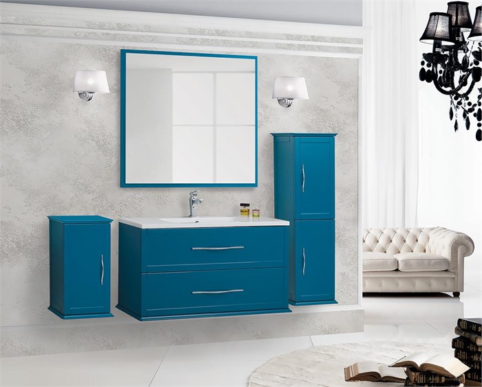 Мебель для ванной Cezares TIFFANY 100 Blu Petrolio 3641 - фото 160858