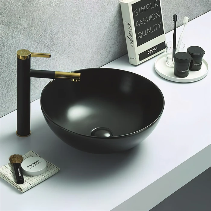 Раковина керамическая накладная Art&Max AM-104-MB AM-104-MB