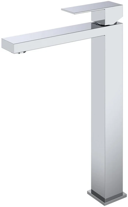 SLIDER-LC-01-W0 Смеситель для накладной раковины однорычажный, без донного клапана, хром SLIDER-LC-01-W0