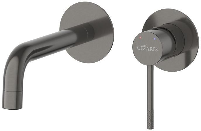 Смеситель для раковины встраиваемый CEZARES RELAX-BLI2-1-GM-W0 с внутренней частью, без донного клапан RELAX-BLI2-1-GM-W0 - фото 161808