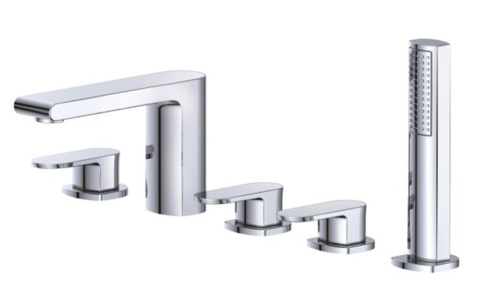 Смеситель на борт ванны BelBagno TERRA TER-VI5-CRM TER-VI5-CRM - фото 164954