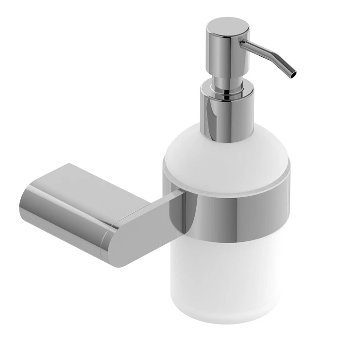 STYLUS-SOIS-V-01 Диспенсер для мыла подвесной, стекло, исполнение хром STYLUS-SOIS-V-01