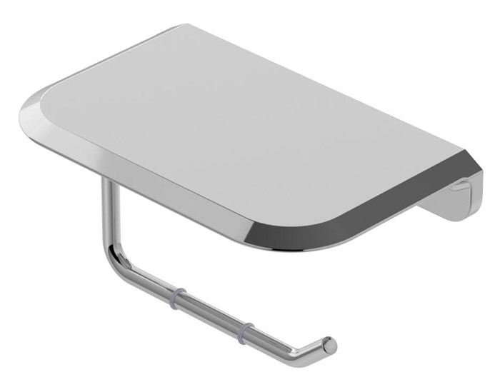 Держатель туалетной бумаги с полочкой Cezares LINER-PHM-01 LINER-PHM-01