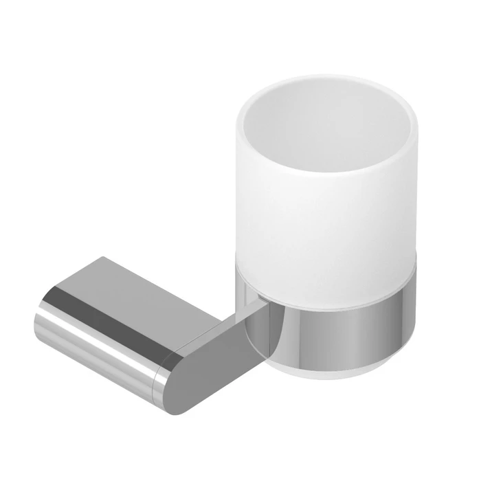 STYLUS-TUMS-01 Стакан подвесной, стекло, исполнение хром STYLUS-TUMS-01