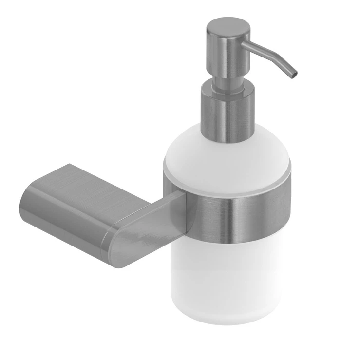 STYLUS-SOIS-V-IN Диспенсер для мыла подвесной, стекло, исполнение сатин STYLUS-SOIS-V-IN