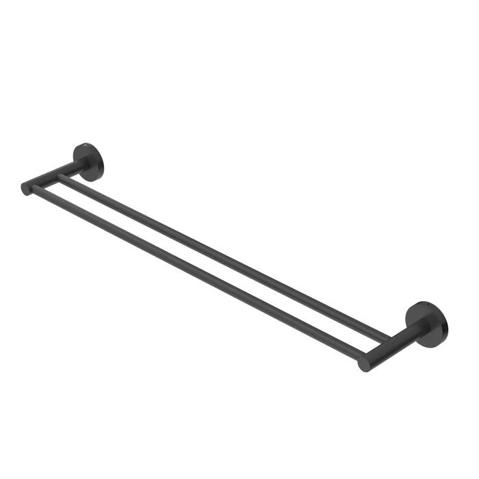 RELAX-THD-65-NOP Полотенцедержатель двойной 65,5 см, исполнение черный матовый RELAX-THD-65-NOP