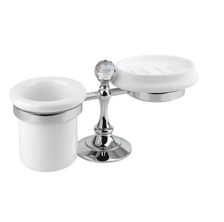 OLIMP-STT-02-Sw Стакан и мыльница настольные, бронза OLIMP-STT-02-Sw
