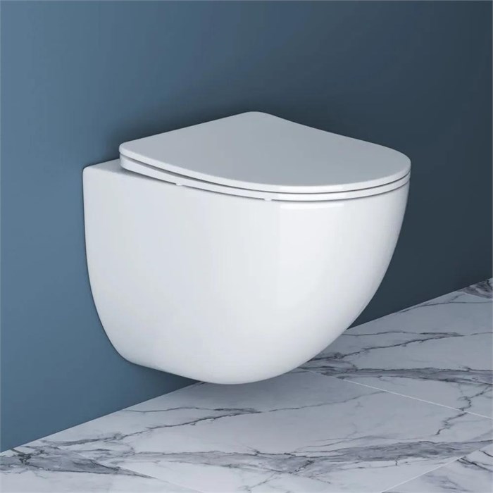 Унитаз подвесной безободковый BelBagno AMANDA BB051CHR BB051CHR - фото 167277