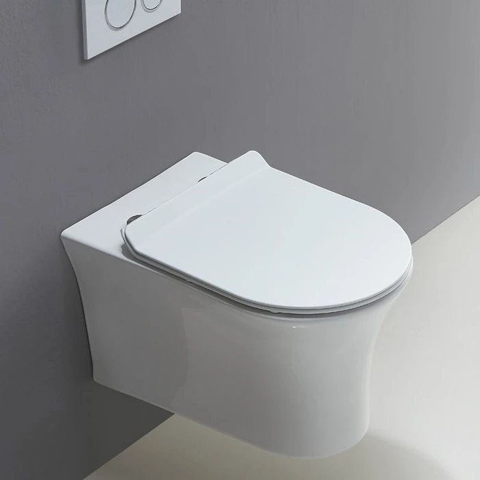 ANCONA Чаша унитаза подвесного безободкового BB1224CHR-SM BB1224CHR-SM