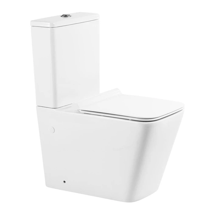 Унитаз-компакт безободковый с сиденьем BelBagno ARDENTE-R BB02093CPR/SC + BB02093T 8611