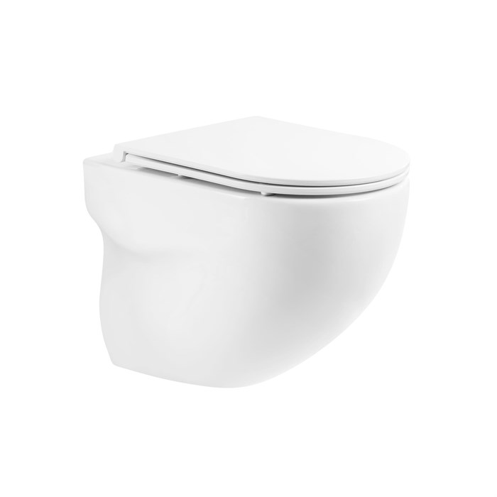 Унитаз безободковый подвесной BelBagno ONDA BB066CHR BB066CHR - фото 167612