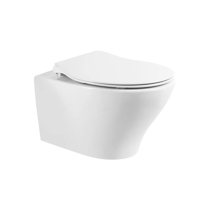 Унитаз безободковый подвесной BelBagno ACQUA BB340CHR BB340CHR - фото 167622