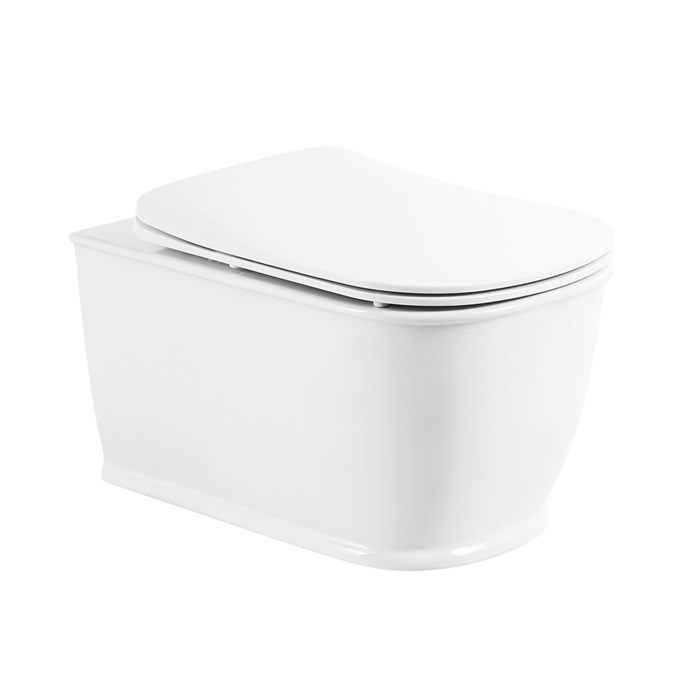 Унитаз подвесной, безободковый с крышкой-сиденьем BelBagno PRADO BB10150CH/BB10150SC BB10150CH/BB10150SC - фото 167658