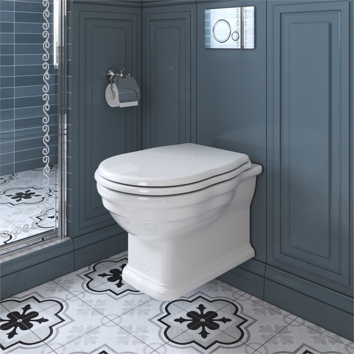 Унитаз подвесной безободковый с сиденьем BelBagno BOHEME BB115CH/BB115SC BB115CH/BB115SC - фото 167774