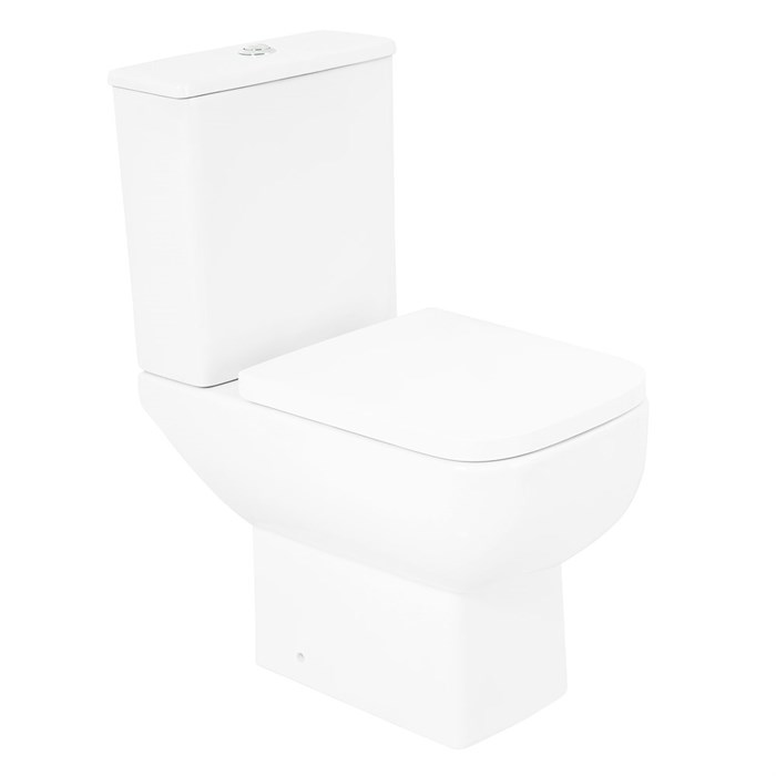 Унитаз-компакт безободковый с сиденьем BelBagno AURORA BB8604CPR/SC+BB8604T 8450 - фото 167791