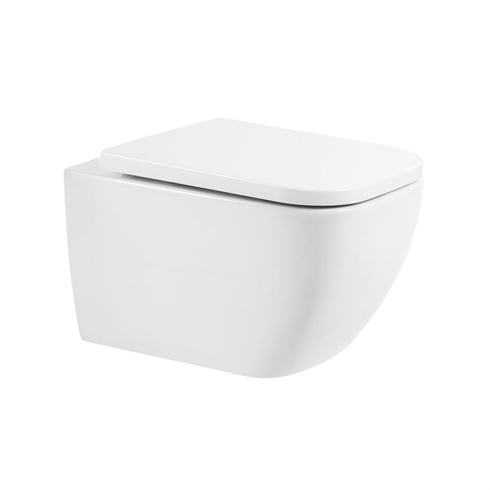 Унитаз подвесной безободковый с крышкой-сиденьем BelBagno ALPINA BB10100CHR/SC BB10100CHR/SC - фото 167814