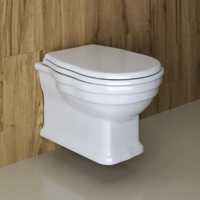Унитаз подвесной безободковый с сиденьем BelBagno BOHEME BB115CH + BB115SC 807