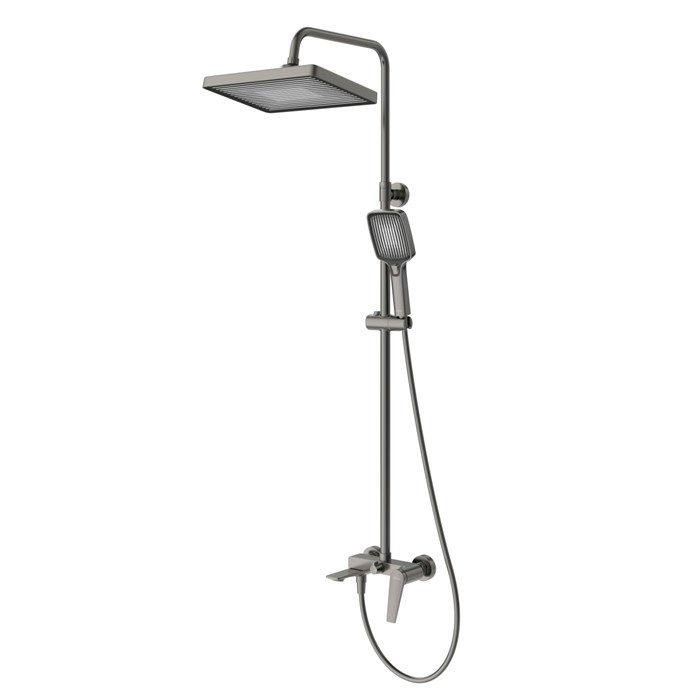 Душевая стойка Cezares со смесителем и изливом LINER-CVD-GM LINER-CVD-GM - фото 168062
