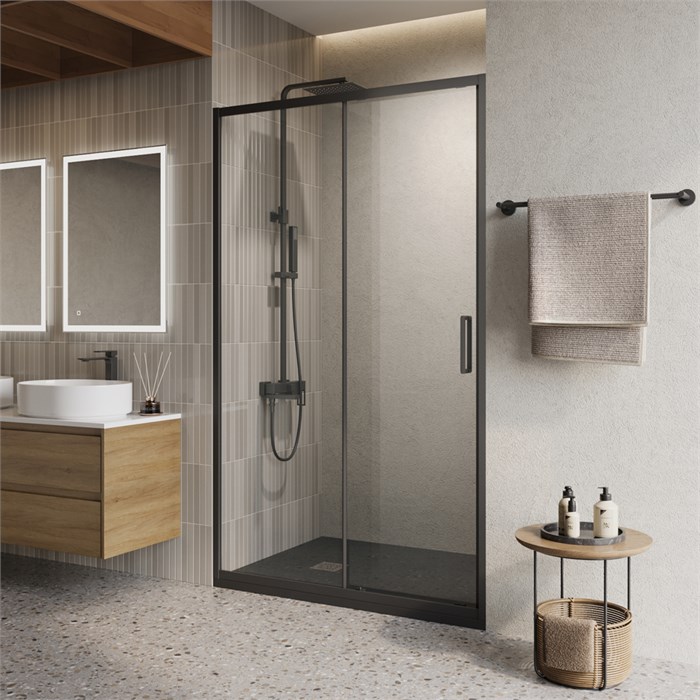 Дверь в проём BelBagno LUCE-BF-1-120-C-NERO LUCE-BF-1-120-C-NERO - фото 169822