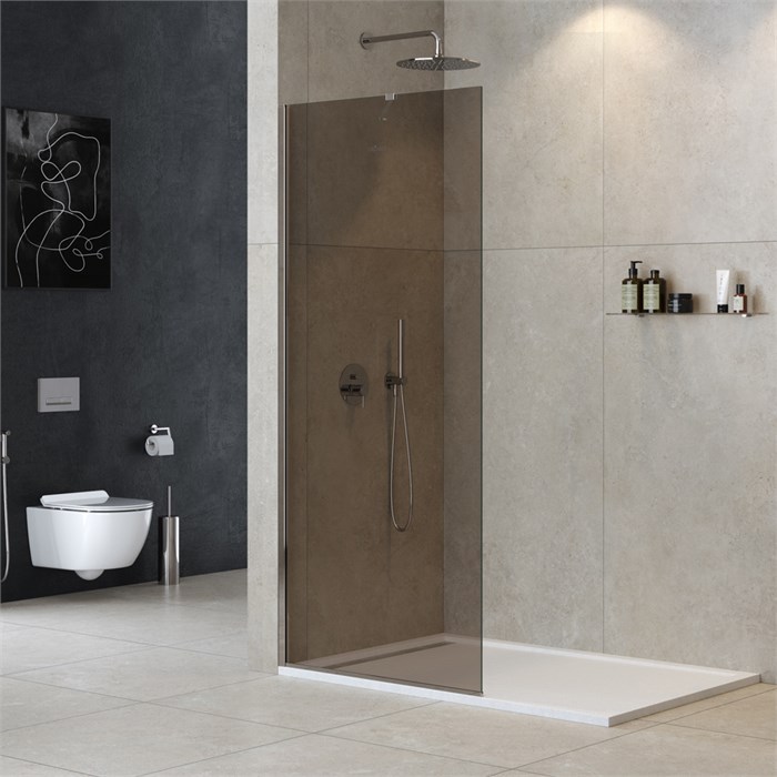 Душевая перегородка Cezares LIBERTA-L-1-TB-90-BR-Cr LIBERTA-L-1-TB-90-BR-Cr - фото 171143