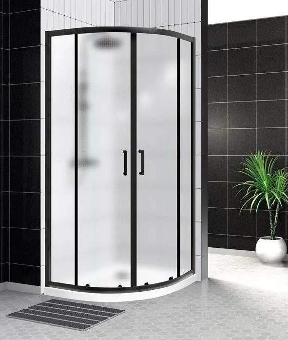 Душевой уголок BelBagno UNO-195-R-2-90-P-NERO UNO-195-R-2-90-P-NERO - фото 171703
