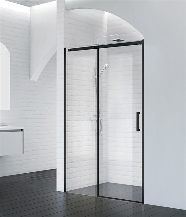 Душевая дверь BelBagno ACQUA-BF-1-130-C-NERO ACQUA-BF-1-130-C-NERO - фото 172344