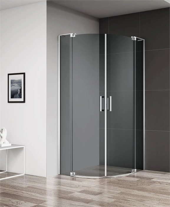 Душевой уголок Cezares SLIDER-R-2-90/100-GRIGIO-Cr SLIDER-R-2-90/100-GRIGIO-Cr - фото 172422