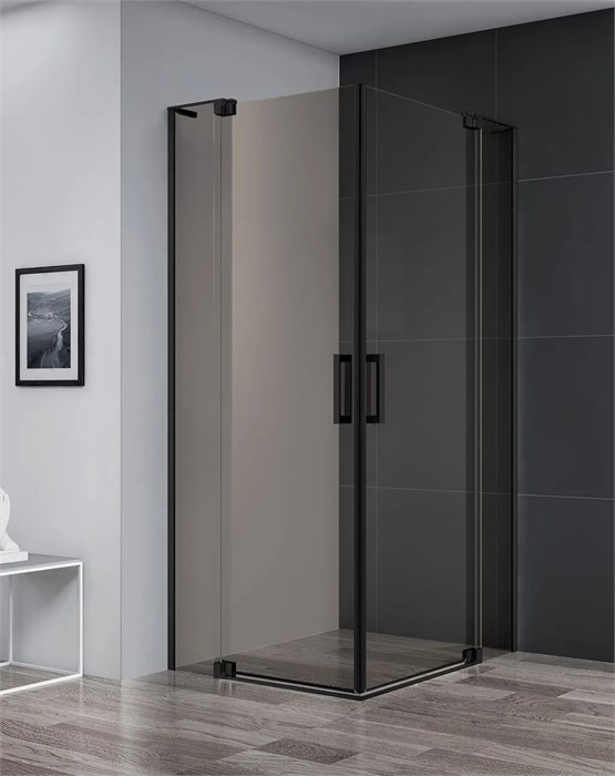 Душевой уголок Cezares SLIDER-A-2-80/90-BR-NERO SLIDER-A-2-80/90-BR-NERO - фото 172608
