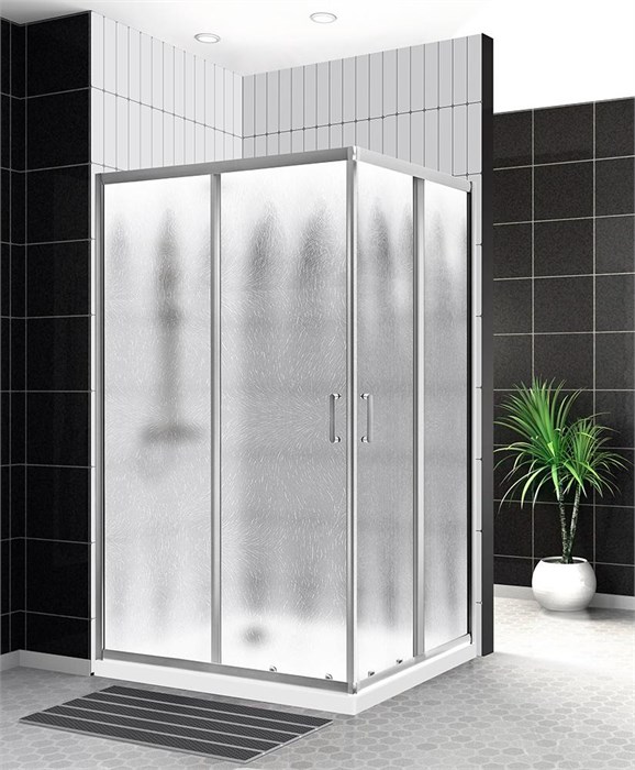 Душевой уголок BelBagno UNO-195-AH-2-100/80-CH-CR UNO-195-AH-2-100/80-CH-CR - фото 172653