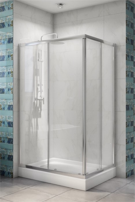 Душевой уголок BelBagno DUE-AH-2-100/80-C-Cr DUE-AH-2-100/80-C-Cr - фото 172742