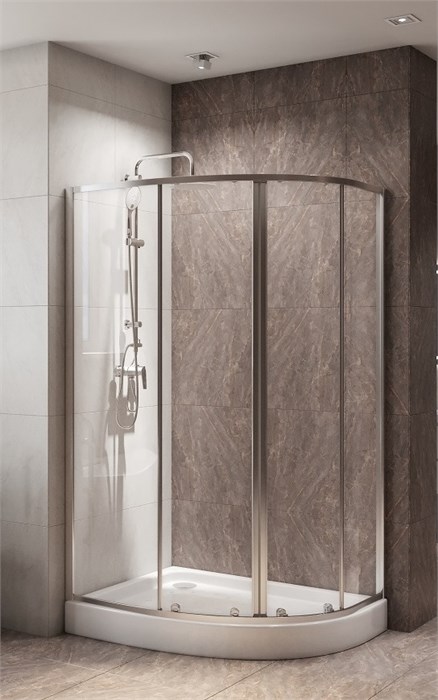 Душевой уголок BelBagno DUE-RH-2-100/80-C-Cr DUE-RH-2-100/80-C-Cr - фото 173035