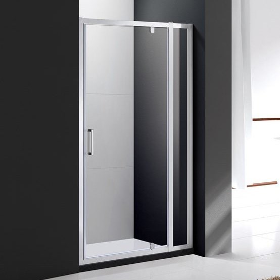 Дверь в проём Cezares MOLVENO-BA-11-90+20-C-Cr-IV, 110х195, профиль хром, стекло прозрачное MOLVENO-BA-11-90+20-C-Cr-IV - фото 173780