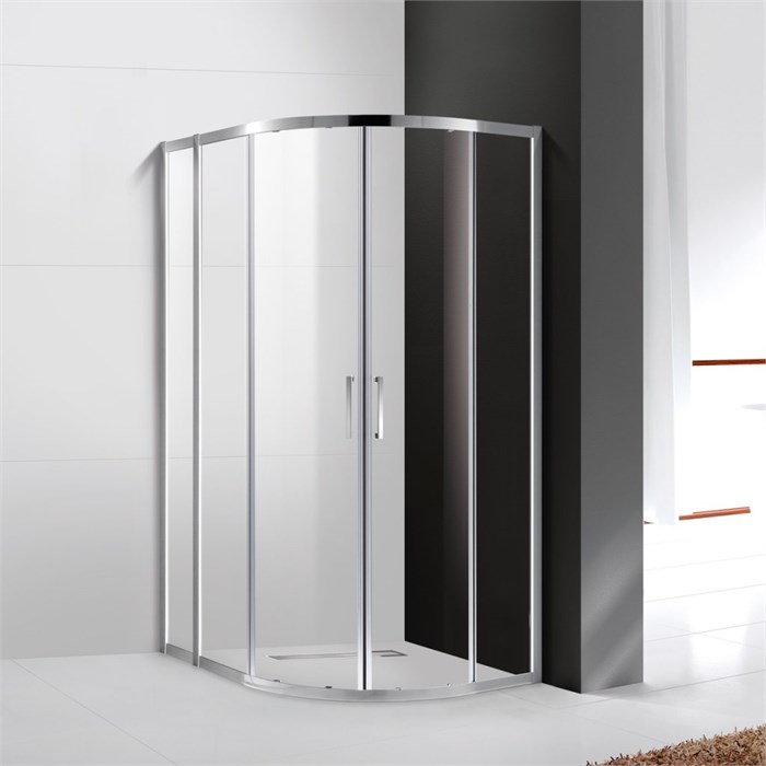 Душевой уголок Cezares MOLVENO-RH-2-130/100-C-Cr-IV, 130х100х195, профиль хром, стекло прозрачное MOLVENO-RH-2-130/100-C-Cr-IV - фото 174021