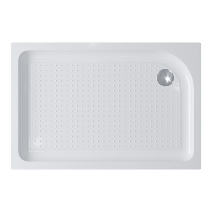 Акриловый поддон правосторонний BelBagno TRAY-BB-AH-100/80-15-W-R TRAY-BB-AH-100/80-15-W-R - фото 174291