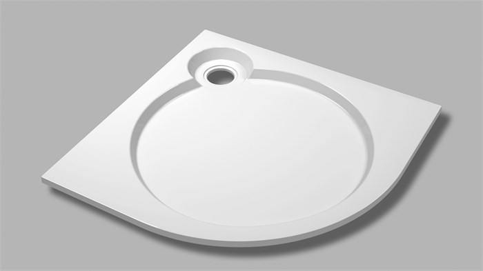 Душевой поддон из искусственного мрамора Cezares TRAY-S-R-90-550-56-W TRAY-S-R-90-550-56-W - фото 174837