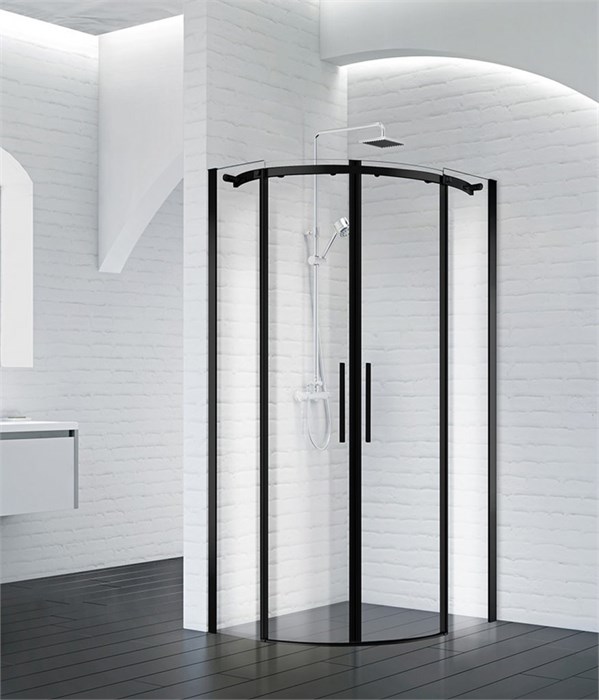 Душевой уголок BelBagno ACQUA-R-2-100-C-NERO ACQUA-R-2-100-C-NERO - фото 174869