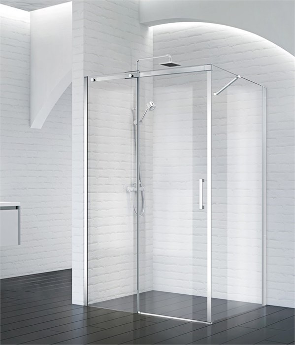 Душевой уголок BelBagno ACQUA-AH-1-140/100-C-Cr ACQUA-AH-1-140/100-C-Cr - фото 174947
