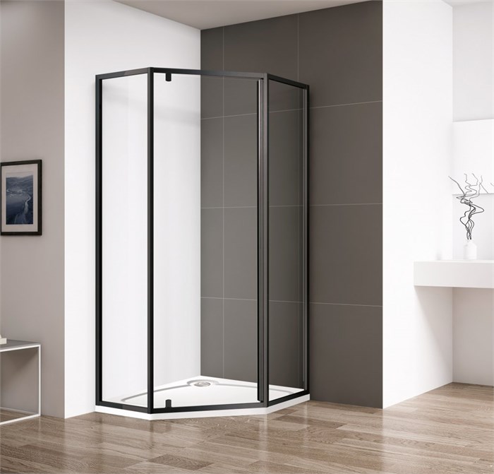 Душевой уголок Cezares ECO-O-P-1-90-C-NERO ECO-O-P-1-90-C-NERO - фото 175191