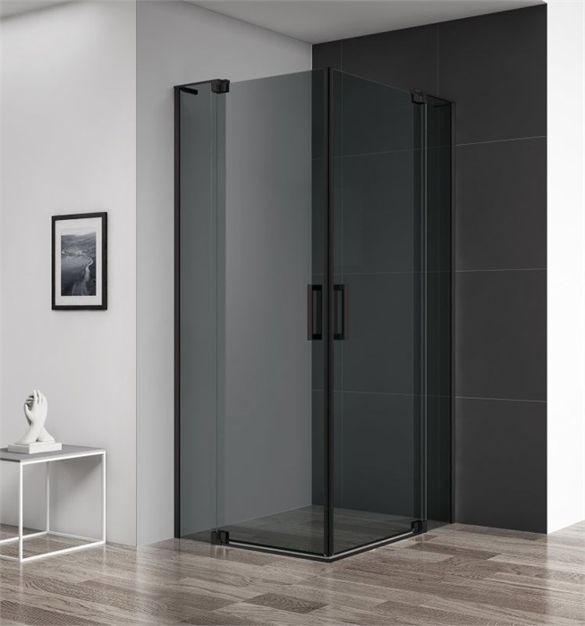 Душевой уголок Cezares SLIDER-A-2-80/90-GRIGIO-NERO SLIDER-A-2-80/90-GRIGIO-NERO - фото 175278