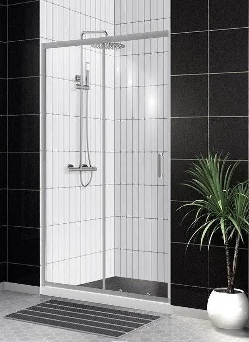 Дверь в проём BelBagno UNO-BF-1-130-C-Cr UNO-BF-1-130-C-Cr - фото 175619