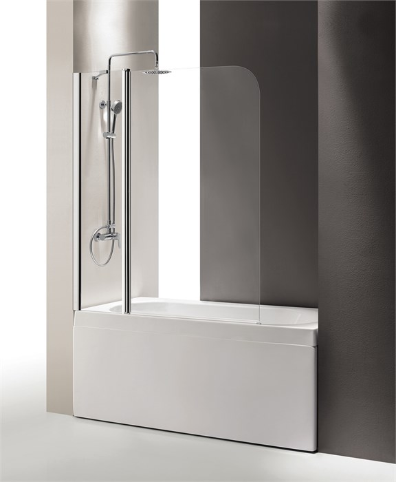 Шторка на ванну Cezares ECO-O-V-11-120/140-C-Cr ECO-O-V-11-120/140-C-Cr - фото 175726