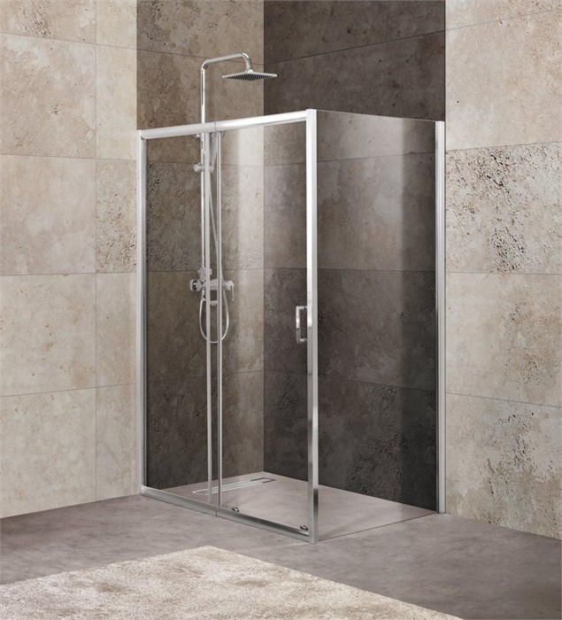 Душевой уголок BelBagno UNIQUE-AH-1-120/135-80-C-Cr UNIQUE-AH-1-120/135-80-C-Cr - фото 175896