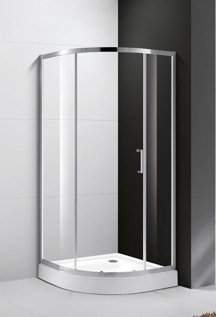 Душевой уголок Cezares MOLVENO-R-1-90-C-Cr-IV, 90х90х195, профиль хром, стекло прозрачное MOLVENO-R-1-90-C-Cr-IV - фото 176186