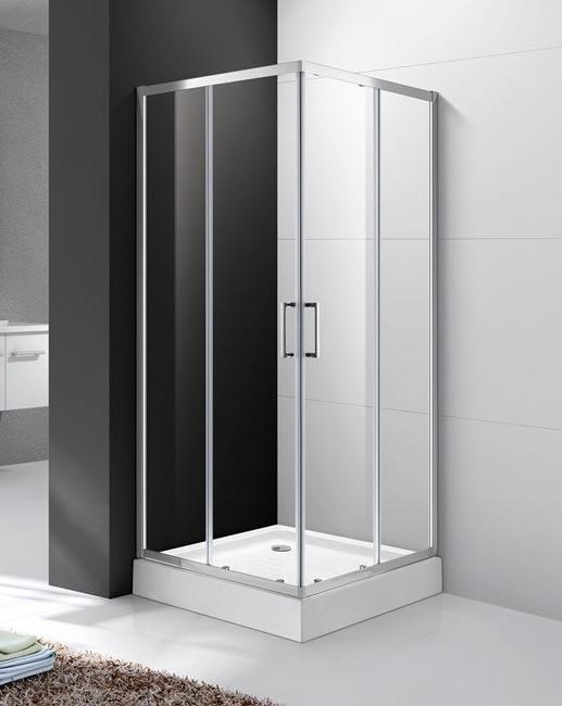 Душевой уголок Cezares MOLVENO-A-2-90-C-Cr-IV, 90х90х195, профиль хром, стекло прозрачное MOLVENO-A-2-90-C-Cr-IV - фото 176200